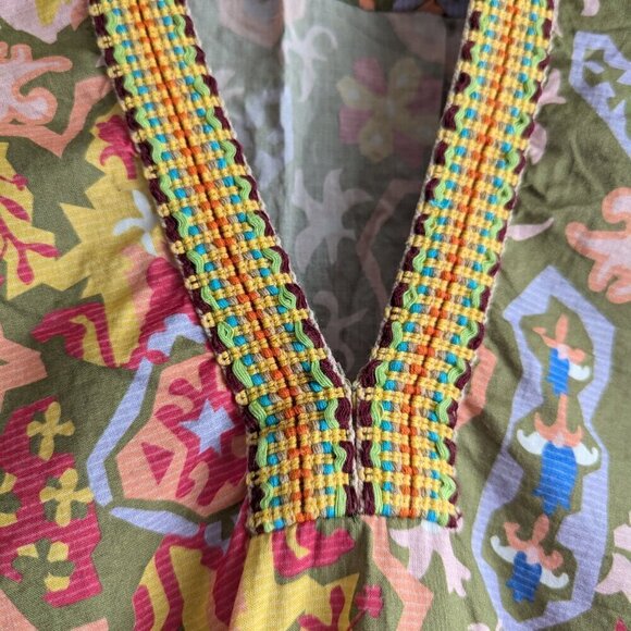 Zara Colorful embroidered collar blouse - Picture 5 of 7